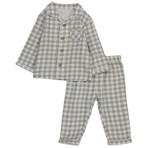 Venta al por mayor de pijamas orgánicos para bebés de algodón respetuoso con el medio ambiente ropa de dormir para bebés de fábrica OEM proveedor a granel exportación global - Product Image 3