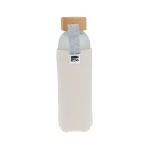 Bottiglia d'Acqua in Vetro Sostenibile per un Trasporto Eco-Consapevole - Merchandising CarryFelt - Product Image 3