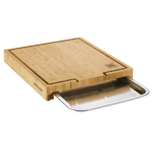 Planche à découper en bambou avec plateau Outil de cuisine spécialisé - Product Image 2