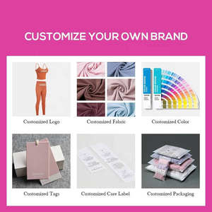 Shorts Deportivos para Mujer, Marca Privada, Ligeros, Transpirables, para Gimnasio, Yoga, Diseño 2 en 1, Forro de Secado Rápido, Cintura Elástica, Personalizables - Product Image 2