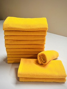 Toalla de spa de secado rápido 34x80cm 75g Toalla de baño y mano tejida sostenible para uso doméstico - Product Image 3