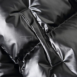 Veste matelassée extérieure légère et décontractée en gros Veste matelassée imperméable personnalisée pour l'hiver avec col à capuche - Product Image 6