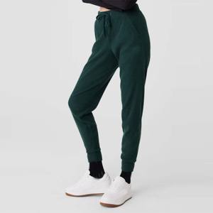 Pantalones de Jogger acanalados de alta calidad para mujer, joggers elásticos y transpirables con cintura con cordón y acanalados, perfectos para todos los días - Product Image 1