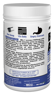 ผงเบต้า-อะลานีนอาหารเสริมก่อนออกกําลังกายที่ดีที่สุด - 100 กรัม (สีส้มคล้ํา) - Product Image 2