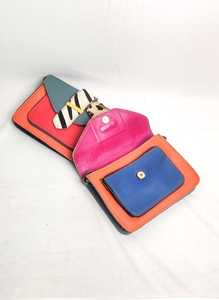 Bolso cruzado de cuero genuino a la moda para mujer, diseño intrincado, cremallera transparente, Correa única, letra portátil Vintage - Product Image 4