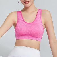 Soutiens-gorge de sport unisexes de haute qualité, respirants, antibactériens, écologiques, grandes tailles, en maille Spandex/Nylon, bretelles réglables