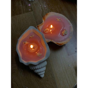 Vela de Concha Marina Hecha a Mano con Aroma Oceánico, Ideal para Regalo de Boda y Decoración del Hogar - Product Image 6