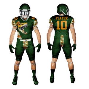 Conjuntos de uniformes de fútbol americano impresos sublimados de Venta caliente para hombres/El mejor uniforme de fútbol americano de talla grande de nuevo diseño - Product Image 2