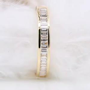 แหวนเพชรอัญมณีแบบสั่งทำ18Kt ทองคำขาว (2.79กรัม) พร้อมเพชร (0.2930กะรัต) ผู้ผลิตเครื่องประดับสุดหรู - Product Image 5