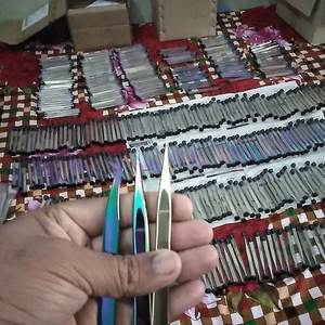 Pince à épiler professionnelle pour extensions de cils de toutes sortes, grossiste en instruments de beauté professionnels, pinces à épiler pour cils en gros - Product Image 4