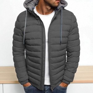 2025 hommes doudoune haute qualité couleur personnalisée hommes veste mode manches fermeture éclair sweats à capuche bouffantes vestes - Product Image 6