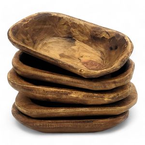 Large Wooden <b>Dough</b> <b>Bowl</b> Solid Wood Carved Centerpiece <b>Bowl</b> for Home Decor Bulk Price - Product Image 2