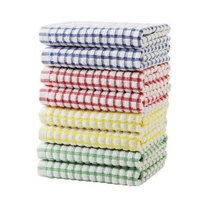Linge de maison durable 100% coton biologique certifié GOTS torchon de cuisine de golf durable brodé plaine florale personnalisée - Product Image 4
