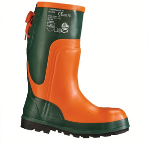Botas de Seguridad Elm Talla 44 Color Oliva/Naranja para Silvicultura, Guantes de Jardinería de Caucho Natural y Equipo de Protección - Product Image 2