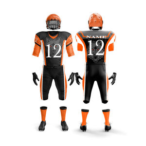 Nueva camiseta de fútbol americano personalizada, uniformes deportivos, venta al por mayor, conjunto de uniformes de fútbol americano por sublimación para hombres - Product Image 5