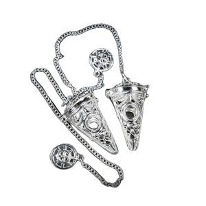 Vente en gros Cage Pendules en argent pour Chakra Équilibrage et travail énergétique Pendules de guérison Reiki et Chakra faits à la main Fournisseurs Agate - Product Image 1