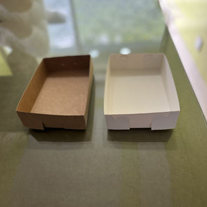 Plateau de service en carton ondulé écologique pour fêtes traiteur personnalisable pour événements et plats à emporter Kraft durable - Product Image 5