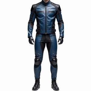 Offre spéciale Combinaison de motard personnalisée Vestes de moto grande taille pour hommes en cuir de haute qualité Design Hot Racing - Product Image 2