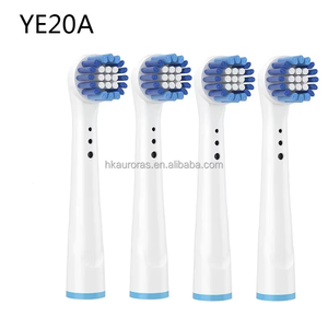 Factory Price 4PCS Soft Nylon Toothbrush Head Refill <b>Kit</b> for <b>Electric</b> Models Hotel Household Use Oral Care Replacement Brush - Product Image 1