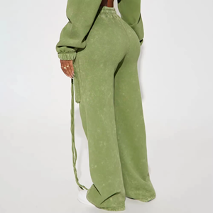 Ensemble de survêtement pour femme, sweat à capuche et pantalon de jogging, survêtement tendance et ample pour l'hiver - Product Image 4