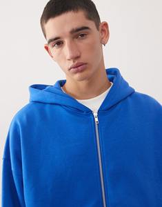 Mens fleece hoodie with matching tracksuit pant custom branding gym and outfit set - Product Image 5