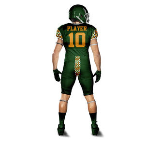 Uniformes de Fútbol Americano Personalizados al por Mayor para Adultos, de Alta Calidad, Transpirables, Tallas Grandes, Conjuntos de Manga Corta, Ropa de Equipo, 100% Poliéster - Product Image 6