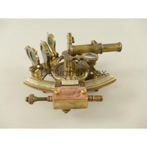 Sextant nautique de luxe décor à la maison fabriqué à la main en laiton or Sextant Smart boîte personnalisée emballé Souvenir idées cadeaux promotionnels - Product Image 6