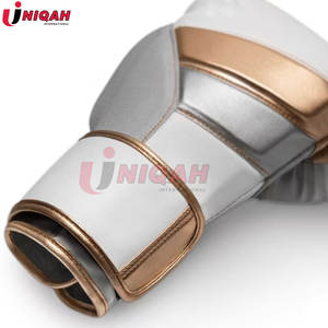 Vente en gros Gants MMA professionnels en cuir PU 8oz 12oz Logo personnalisé imprimé poinçonnage boxe antidérapant adulte hauts arts martiaux - Product Image 2