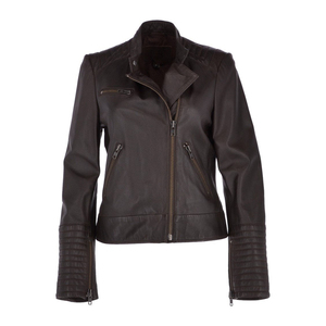 Chaqueta de Cuero para Mujer, Chaqueta de Piel Sintética de Alta Calidad, Proveedor de Chaquetas de Motocicleta de Cuero al por Mayor - Product Image 4