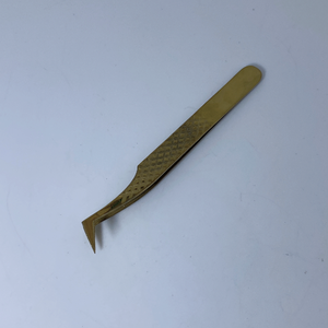 Pince à cils en acier inoxydable de qualité supérieure droite et incurvée - Product Image 3