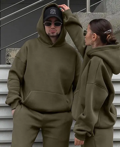 Chándal de gran tamaño de algodón 100% de diseñador, conjunto de chándal deportivo de algodón para hombre, chándal deportivo con logotipo estampado - Product Image 6