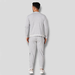 Men's Winter Tracksuits Hot Selling Grey <b>Crewneck</b> Sweatshirt and Jogging Trouser Pure Cotton Quick Dry-Winter Wear on Sale - Product Image 2