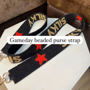 Correa de Bolso Cruzada de 20 mm Hecha a Mano con Cuentas de Colores, Diseño Personalizado, Accesorio de Correa de Hombro, Bolsos con Cuentas Hechos a Mano - Product Image 1