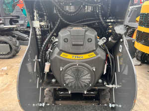 Commercial Approved 1Ton Mini <b>Stand</b> On Skid Steer Track Loader - Product Image 4