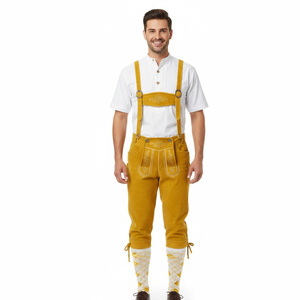 กางเกงขาสั้นสไตล์เยอรมันกางเกงขาสั้นผ้านิ่มน้ำหนักเบาปักลายแห้งเร็วระบายอากาศออกแบบโลโก้ได้ตามต้องการ - Product Image 1