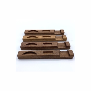 Minimalist Modern Solid Wood Reusable Eco-Friendly Kitchen Dining Utensil Rest <b>Chopstick</b> Spoon <b>Holder</b> Cutlery Rest - Product Image 2