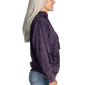 Personalizado de alta calidad Fabricante Imprimir Drop Shoulder Heavyweight Hoodie Hombres Sun Faded Acid Wash Vintage Oversized Hoodie Hombres - Product Image 3