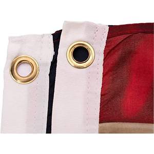 USA TOP FLAGSINC Bandera Americana Vintage Teñida con Efecto de Té 4x6 con Ojales de Latón Envejecido, Decoración de Pared Resistente 215g - Product Image 4