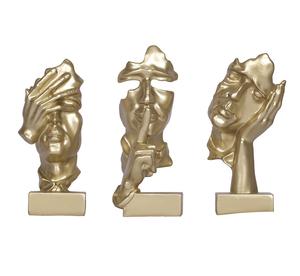 Proveedor indio Figuras familiares rústicas Arte de hierro fundido Decoración del hogar Estatua para regalar Aniversario Cumpleaños. - Product Image 4