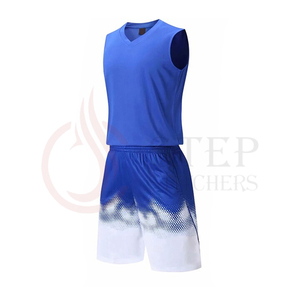 OEM Basketball Uniform <b>Dress</b> Set Crop Tank Top and Biker Shorts Set <b>Custom</b> Team Fashion Cheerleading Two Piece Sublimation OEM - Product Image 5