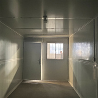 Maisons conteneurs 20 pieds à prix fabricant, logements temporaires portables et mobiles pour la maison, en panneaux sandwich d'acier