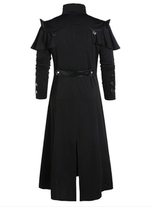 คอสเพลย์หนังโกธิคCoats Breathable Partyยุคกลางเสื้อโจรสลัดSteampunk Gothic Coat OEMผู้ใหญ่ชายโจรสลัดฮาโลวีน - Product Image 5