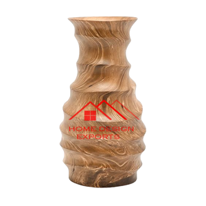 2025 Best Selling Luxury Home Hotel Decor Metal Vase at Wholesale Rate <b>Wooden</b> Tabletop Decor <b>Wooden</b> Vase - Product Image 3