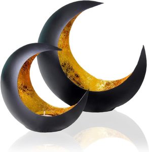 ที่วางโคมไฟชารูปทรงดวงจันทร์ดีไซน์ใหม่มีดีไซน์และขนาดที่กำหนดเองได้สำหรับการตกแต่งบ้านของคุณ - Product Image 1