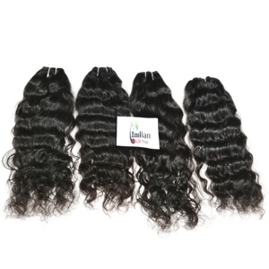 Nouveau produit de qualité supérieure : Lot de cheveux humains vierges bruts vietnamiens ondulés, extensions non traitées avec cuticules alignées, en vente - Product Image 2