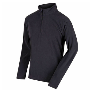 Meilleure vente Sweat-shirt à fermeture éclair pour hommes couleur noire pull à col montant manches longues sweat-shirt décontracté - Product Image 5