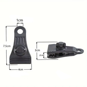 Clips <span class=keywords><strong>de</strong></span> <span class=keywords><strong>fixation</strong></span> coupe-vent <span class=keywords><strong>pour</strong></span> auvent <span class=keywords><strong>de</strong></span> camping extérieur, vis à écrou, crochets et pinces <span class=keywords><strong>pour</strong></span> bâche <span class=keywords><strong>de</strong></span> caravane, véhicule, piscine, bateau - Product Image 3