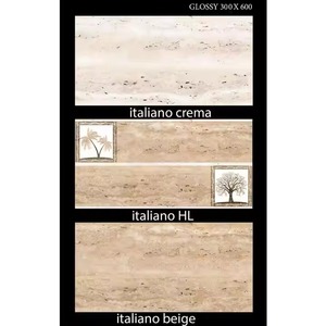 Carrelage en porcelaine brillant poli 300x600mm Carreaux muraux en céramique émaillée Design en pierre 12x24 Décoratif intérieur pour murs intérieurs de maison - Product Image 4