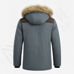 <b>Top</b> Design Hot Quality Professional Premium Canvas Winter Parka Jackets Service Men Breathable Thermal Insulated Windproof <b>Coats</b> - Product Image 2