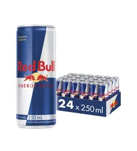 Sıcak satış 100% orijinal Red Bull orijinal enerji içecekleri, içmeye hazır 8.4 floz, 24 kutu paketi (24X250ML) toptan fiyat